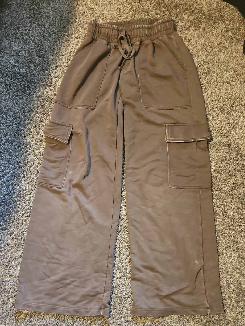 Men's Brown Casual Cargo Pants